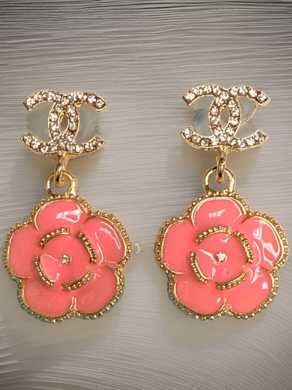 Limited edition drop crystal earrings